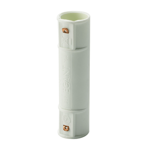 Egant - Pipe joint with fixators, Ø16 mm. White