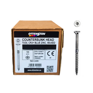 4PRO - Countersunk Head Wood Screws, Zinc Coated (4.5 x 50-70 mm) (250 pcs)