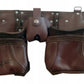 4PROPN - Leather tool belt with pockets
