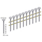Screw in drums 16° galvanized, grooved (3.1 x 19-38 mm)