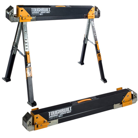 Sawhorses, workbenches