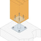 APB100/150 Simpson Strong-Tie - Adjustable Column Support
