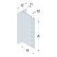 BTC160-B - Hidden Beam Holder (160 mm)