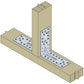 E9S/2.5 Simpson Strong-Tie - Reinforced Angle Bracket (152.5 x 94 x 65 mm) (2.5 mm)