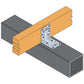 ABR10525Z Simpson Strong-Tie - Reinforced Corner Bracket (105 x 105 x 90 mm) (2.5 mm)