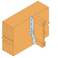 IUSE239/92 - Double Beam Holder (239 x 92 x 1.2 mm)