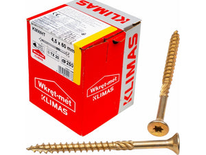 WKRET-MET KMWHT - Countersunk Head Screws (5 x 80-90 mm) (200 pcs)