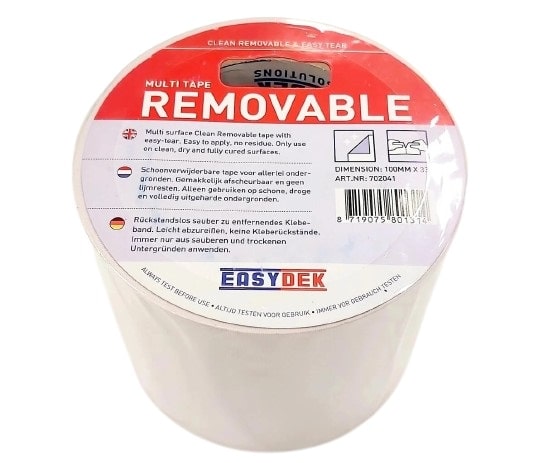 EASYDEK Multi tape Removable - Adhesive tape for painting (100mm x 33m)