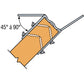 LSSU216/60 - Adjustable Beam Holder (216 x 60 x 1.2 mm)