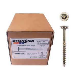 4PRO - Zinc-coated screws with enlarged head (8.0 x 80-300 mm) (50 pcs)