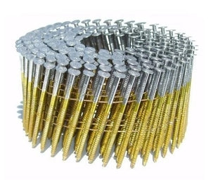 Screw coil nails 16° galvanized, grooved (3.1 x 90 mm) (4000 pcs.)