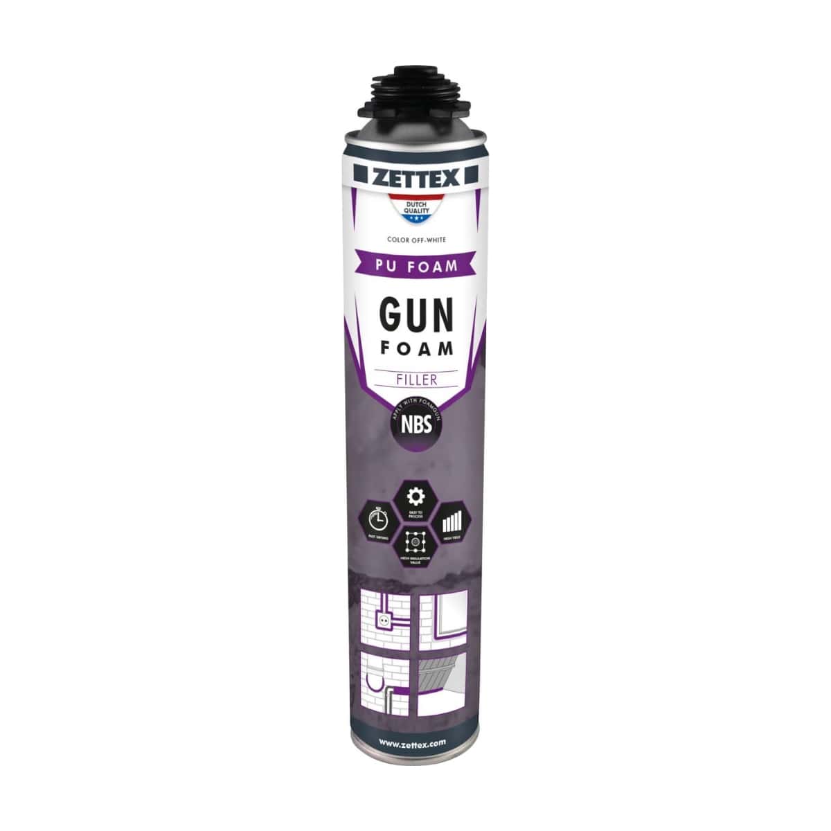 ZETTEX NBS - Sealing Foam (750 ml)
